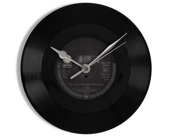 Cher "If I Could Turn Back Time" 7" Vinyl Record Wall Clock