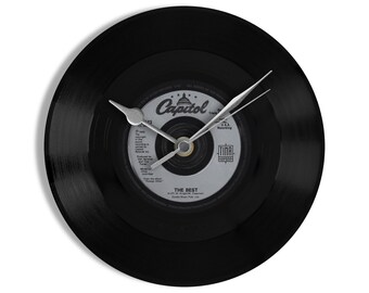 Tina Turner "The Best" 7" Vinyl Record Wall Clock