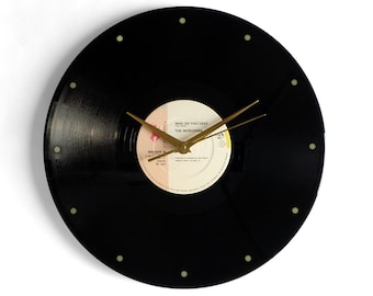The Intruders "Who Do You Love" Vinyl Record Wall Clock
