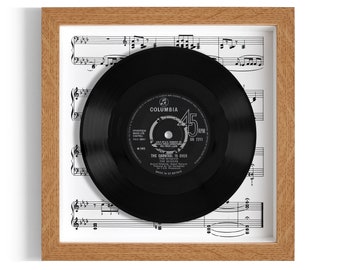 The Seekers "The Carnival Is Over" Framed 7" Vinyl Record UK NUMBER ONE 25 Nov - 15 Dec 1965