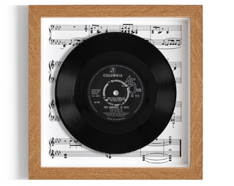 The Seekers "The Carnival Is Over" Framed 7" Vinyl Record UK NUMBER ONE 25 Nov - 15 Dec 1965