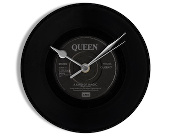 Queen "A Kind Of Magic" 7" Vinyl Record Wall Clock