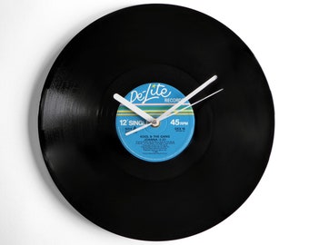 Kool & The Gang "Joanna" Vinyl Record Wall Clock