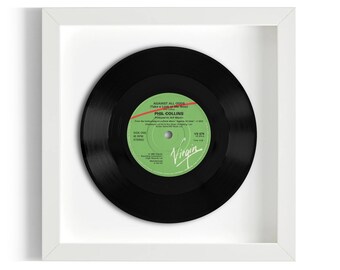 Phil Collins "Against All Odds" Framed 7" Vinyl Record