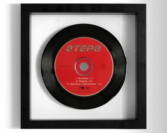Steps "Heartbeat / Tragedy" Framed CD