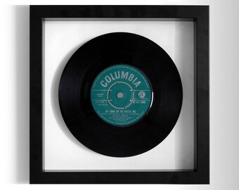 Shirley Bassey "As Long As He Needs Me" Framed 7" Vinyl Record