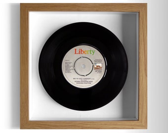 Kenny Rogers & Sheena Easton "We've Got Tonight" Framed 7" Vinyl Record