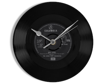 The Simon Park Orchestra "Eye Level" 7" Vinyl Record Wall Clock UK NUMBER ONE 23 Sep - 20 Oct 1973