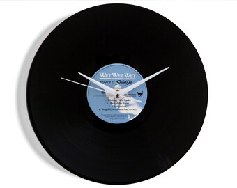 Wet Wet Wet "Popped In Souled Out" Vinyl Record Wall Clock