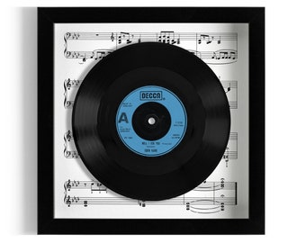 Eden Kane "Well I Ask You" Framed 7" Vinyl Record UK NUMBER ONE 3 - 9 Aug 1961