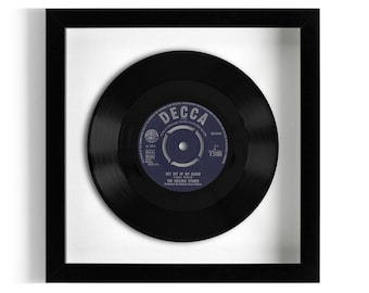The Rolling Stones "Get Off Of My Cloud" Framed 7" Vinyl Record UK NUMBER ONE 4 Nov - 24 Nov 1965