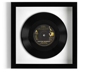 Neil Diamond "Love On The Rocks" Framed 7" Vinyl Record