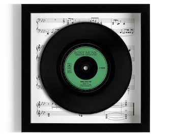 Roxy Music "More Than This" Framed 7" Vinyl Record
