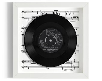 Smokey Robinson & The Miracles "The Tracks Of My Tears" Framed 7" Vinyl Record