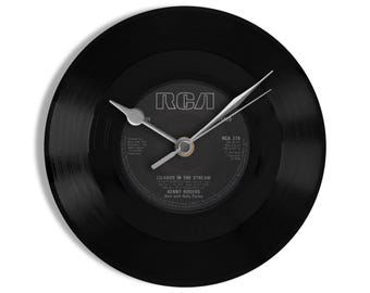 Kenny Rogers & Dolly Parton "Islands In The Stream" 7" Vinyl Record Wall Clock