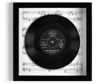 The Platters "Smoke Gets in Your Eyes" Framed 7" Vinyl Record UK NUMBER ONE 20 Mar - 26 Mar 1959