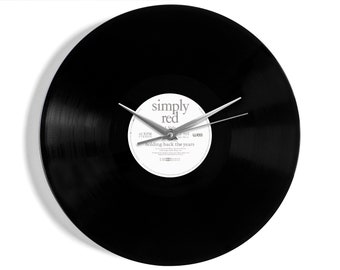 Simply Red "Holding Back The Years" Vinyl Record Wall Clock