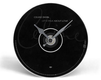 Celine Dion "Let's Talk About Love" CD Clock