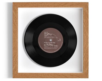 Phil Collins "One More Night" Framed 7" Vinyl Record