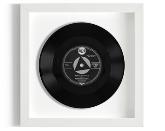 Harry Belafonte "Mary's Boy Child" Framed 7" Vinyl Record UK NUMBER ONE 22 Nov 1957 - 9 Jan 1958
