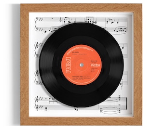 Nilsson "Without You" Framed 7" Vinyl Record UK NUMBER ONE 5 Mar - 8 Apr 1972