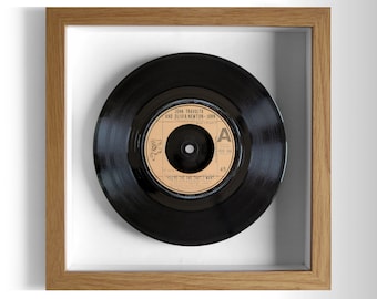 John Travolta & Olivia Newton-John "You're The One That I Want" Framed 7" Vinyl Record