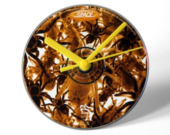 Space "Spiders" CD Clock and Keyring Gift Set