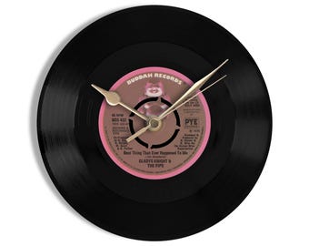 Gladys Knight & The Pips "Best Thing That Ever Happened To Me" 7" Vinyl Record Wall Clock