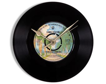 Candi Station "Young Hearts Run Free" 7" Vinyl Record Wall Clock