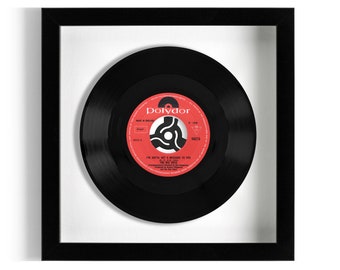 Bee Gees "I've Gotta Get A Message To You" Framed 7" Vinyl Record UK NUMBER ONE 4 Sep - 10 Sep 1968