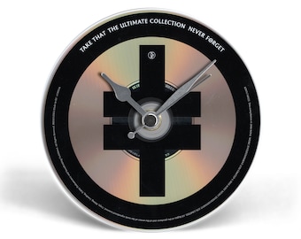 Take That "The Ultimate Collection - Never Forget" CD Clock and Keyring Gift Set