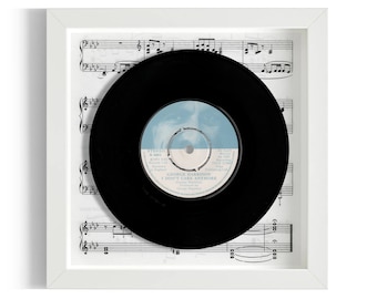 George Harrison "I Don't Care Anymore" Framed 7" Vinyl Record