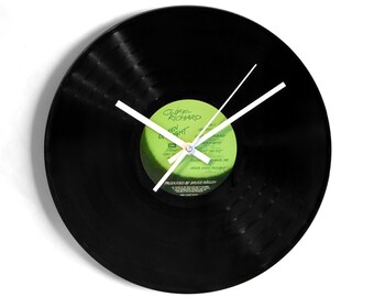 Cliff Richard "Green Light" 12" Vinyl Record Wall Clock