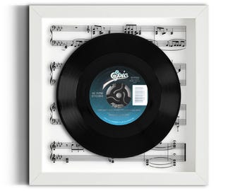 Michael Jackson "I Just Can't Stop Loving You" Framed 7" Vinyl Record UK NUMBER ONE 9 Aug - 22 Aug 1987