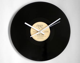 Irene Cara "Fame" Vinyl Record Wall Clock UK NUMBER ONE 11 Jul - 31 Jul 1982