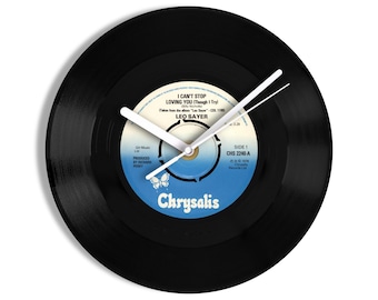 Leo Sayer "I Can't Stop Loving You (Though I Try)" 7" Vinyl Record Wall Clock