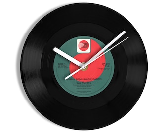 The Tweets "Birdie Song" 7" Vinyl Record Wall Clock