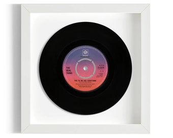 The Real Thing "You To Me Are Everything" Framed 7" Vinyl Record UK NUMBER ONE 20 Jun - 10 Jul 1976