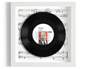 Frankie Goes To Hollywood "Two Tribes" Framed 7" Vinyl Record UK NUMBER ONE 10 Jun - 11 Aug 1984