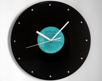 Elvis Presley "Hits From His Movies" Vinyl Record Wall Clock
