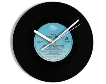 The Real Thing "You To Me Are Everything" 7" Vinyl Record Wall Clock UK NUMBER ONE 20 Jun - 10 Jul 1976