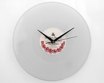 The Three Degrees "The Runner" White Vinyl Record Wall Clock