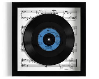 Thompson Twins "Hold Me Now" Framed 7" Vinyl Record