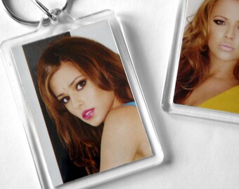 Girls Aloud Keyring made from CD Booklets