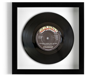 Starship "Nothing's Gonna Stop Us Now" Framed 7" Vinyl Record UK NUMBER ONE 3 May - 30 May 1987
