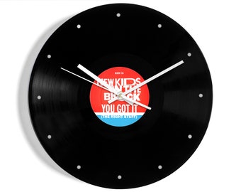 New Kids On The Block "You Got It" Vinyl Record Wall Clock UK NUMBER ONE 19 Nov - 9 Dec 1989