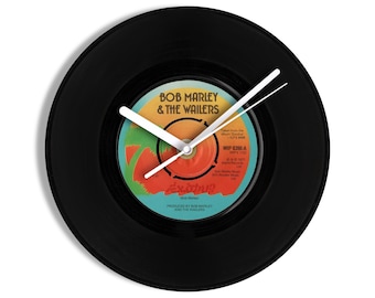 Bob Marley & The Wailers "Exodus" 7" Vinyl Record Wall Clock