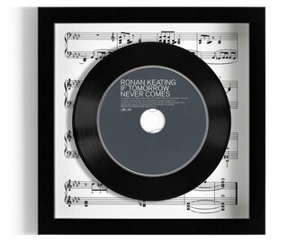 Ronan Keating "If Tomorrow Never Comes" Framed CD UK Number ONE 12 May - 18 May 2002