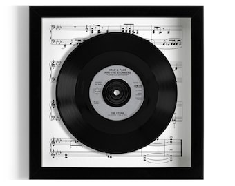 Hale & Pace And The Stonkers "The Stonk" Framed 7" Vinyl Record UK NUMBER ONE 17 Mar - 23 Mar 1991