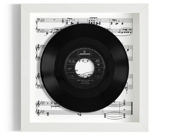 The Platters "Smoke Gets in Your Eyes" Framed 7" Vinyl Record UK NUMBER ONE 20 Mar - 26 Mar 1959